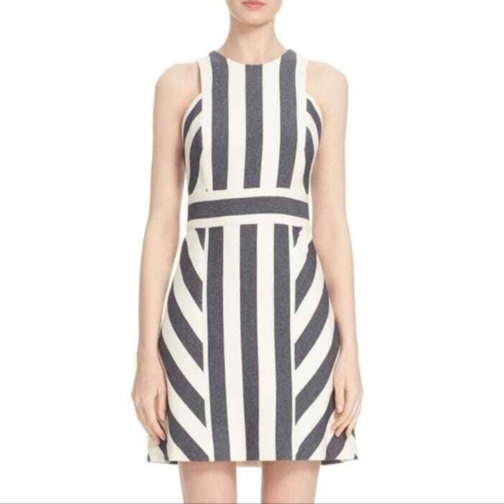 Milly Maya Stripe Dress Sz 2‎